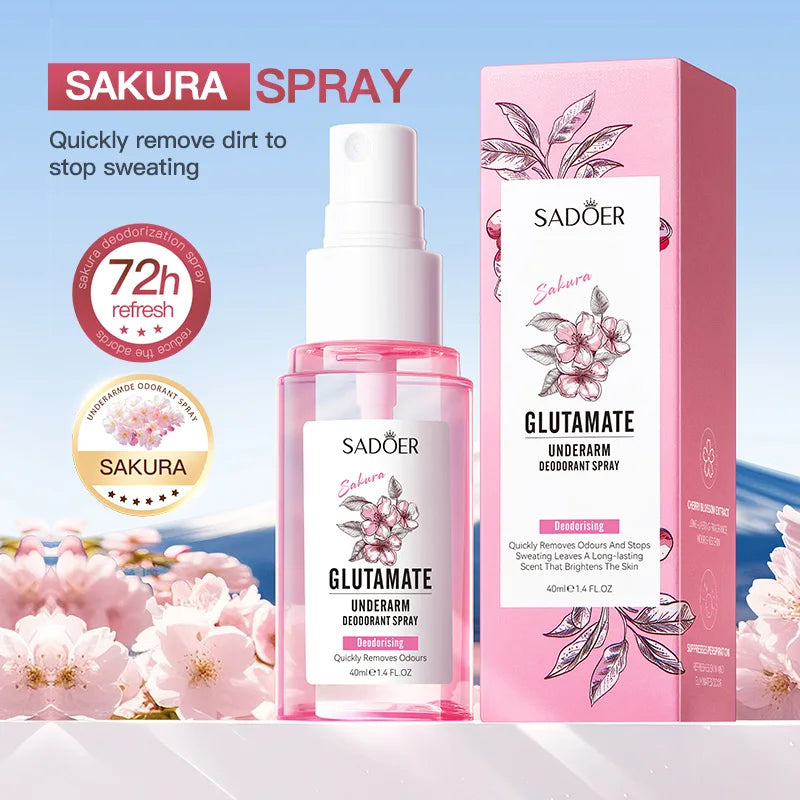 SADOER Cherry Blossom Alcohol-Free Fragrance Spray Women 40ml