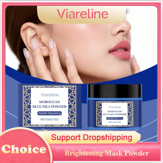 Viareline Brightening Mask Powder | Hydrating Pore-Refining Glow Brightening Face Mask Peaceful Pleasures Health and Wellness