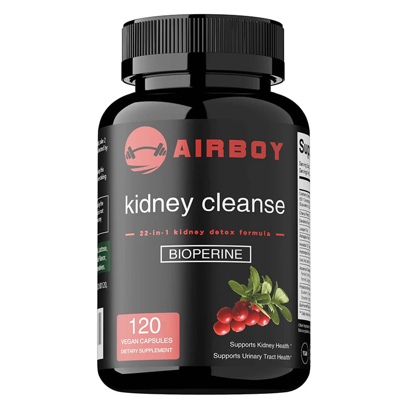 Kidney Cleanse Detox & Repair, Urinary Tract Support & Flush Formula To Support Normal Kidney Function Peaceful Pleasures Health and Wellness 120 Capsules