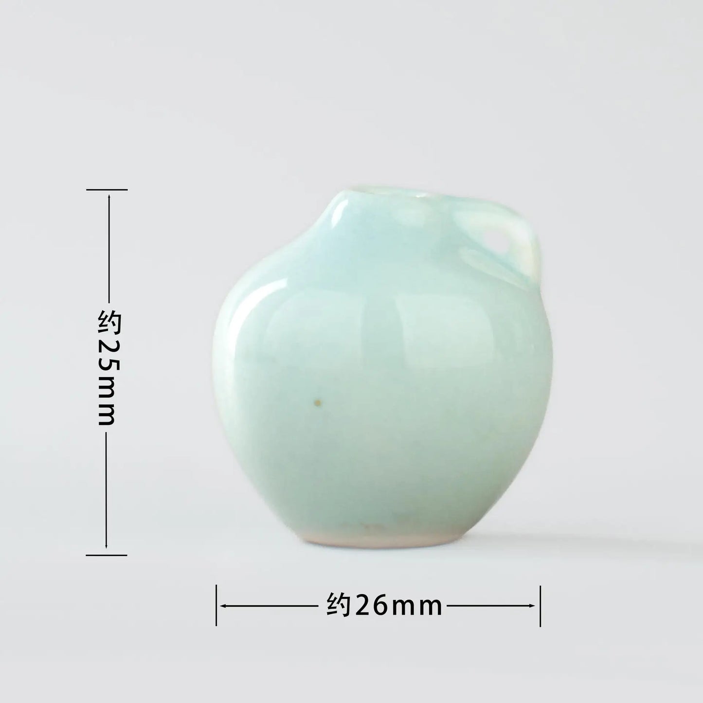New Mini Ceramic Small Vase Refrigerator Stickers Creatives 3D Three-dimensional Home Decoration Magnet Home Decor Items Fridge Peaceful Pleasures Health and Wellness C