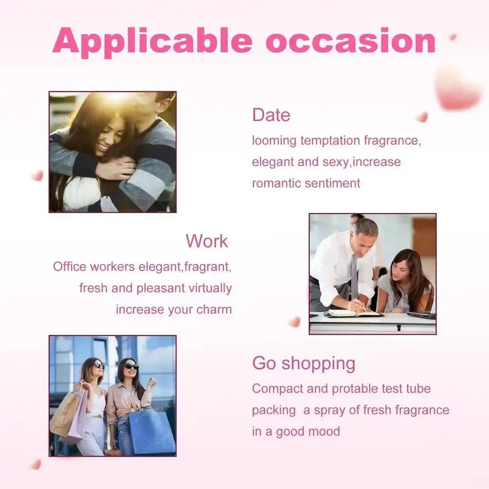 Men's Pheromone Perfume Attract Women Long-Lasting Sexy Flirting Dating Scent Body Pheromone Oil Boost Confidence Peaceful Pleasures Health and Wellness