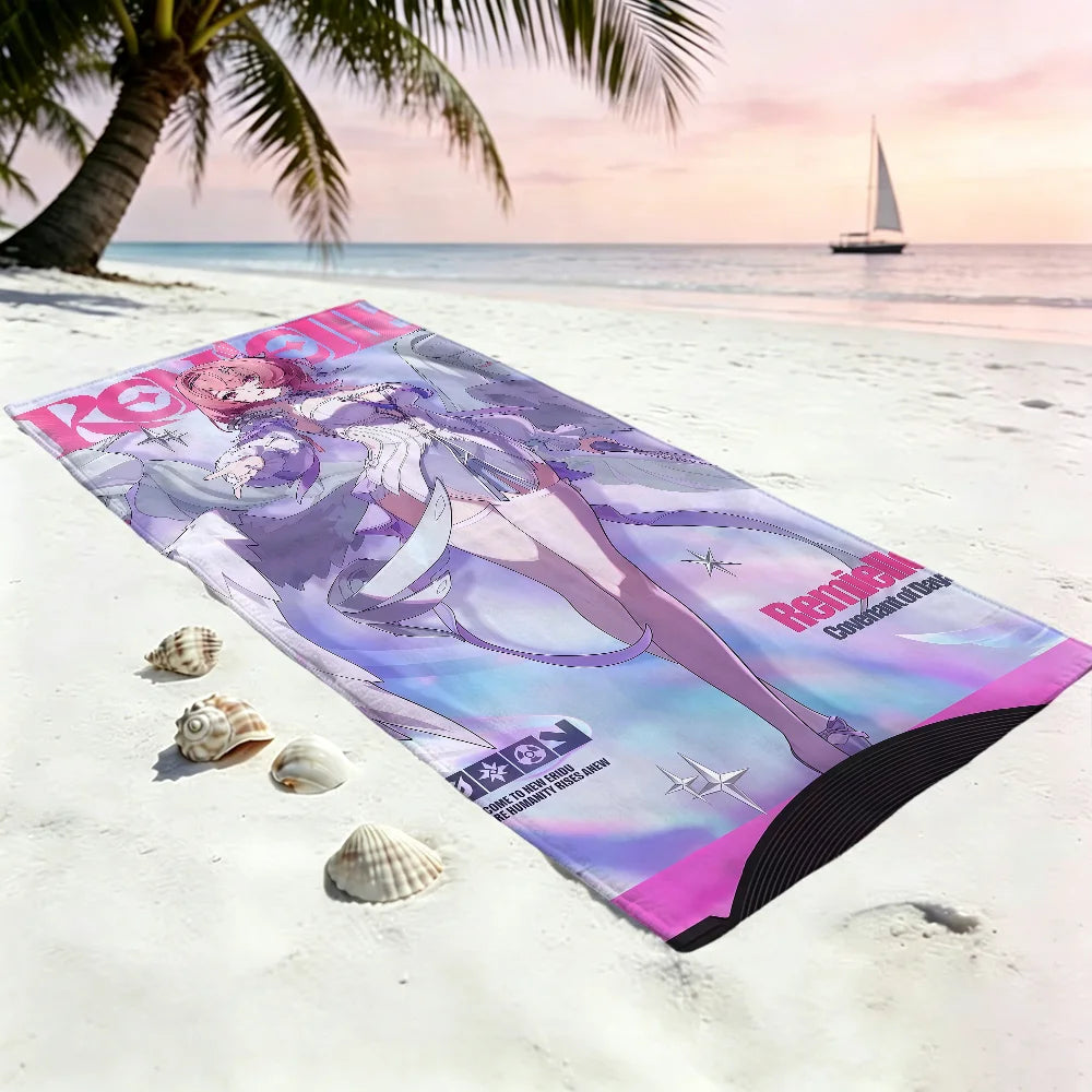 Zenless Zone Zero Quick-Dry Beach Towel | 11 Sizes Quick-Dry Beach Towel Peaceful Pleasures Health and Wellness
