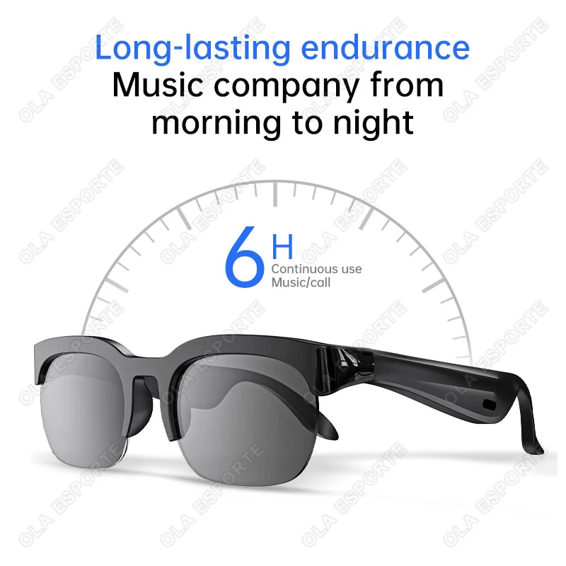 AI Smart Glasses – Bluetooth Calling, Translation & Music