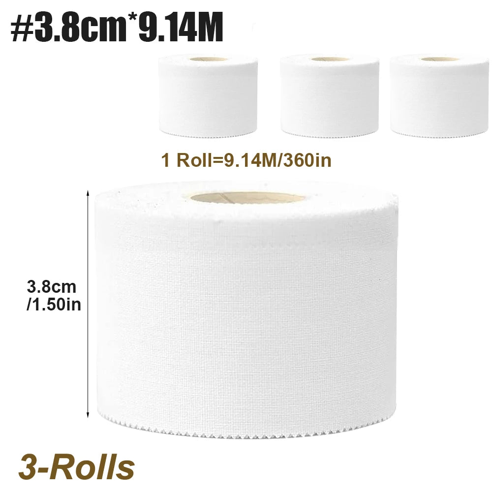 WEFITON 3-Roll Foam Athletic Underwrap Tape – Ankles & Wrists Athletic Foam Tape Peaceful Pleasures Health and Wellness 3.8cm x 9.14m