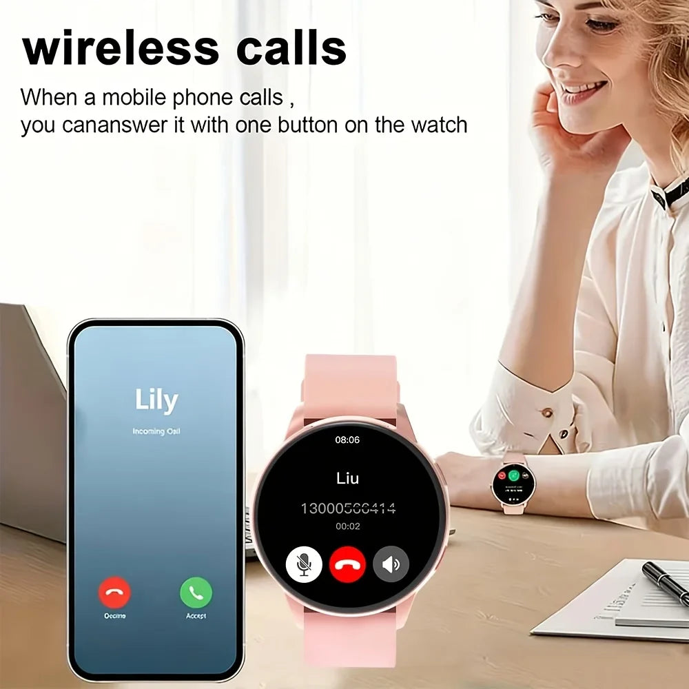 ERUN 2026 Round Smartwatch | HD Touch Screen & Wireless Calling