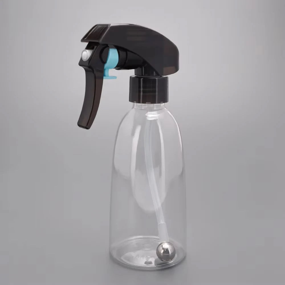Salon Hairdressing Spray Bottle Plastic Refillable Fine Mist Water Sprayer ﻿ With Ball Bearing Barbershop Home Water Can Tools Peaceful Pleasures Health and Wellness white