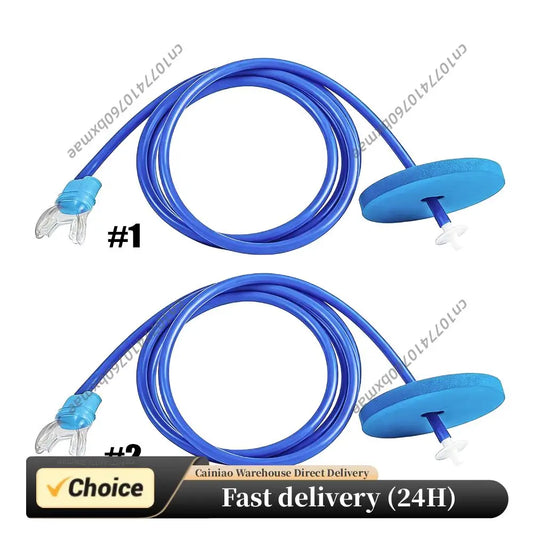 Snorkel Breathing Tube with Silicone Mouthpiece Foldable Snorkel Lightweight for Freediving Training and Snorkelling Peaceful Pleasures Health and Wellness