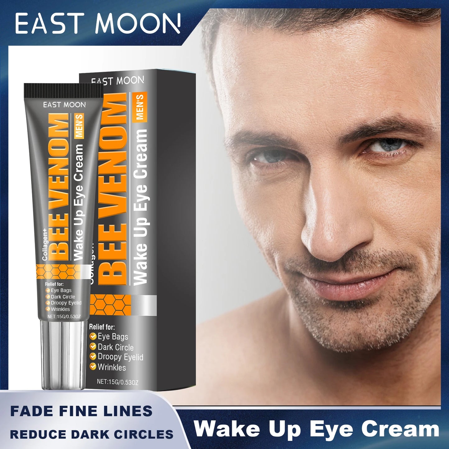 East Moon Wake Up Eye Cream | Hydrating Collagen Eye Moisturizer
