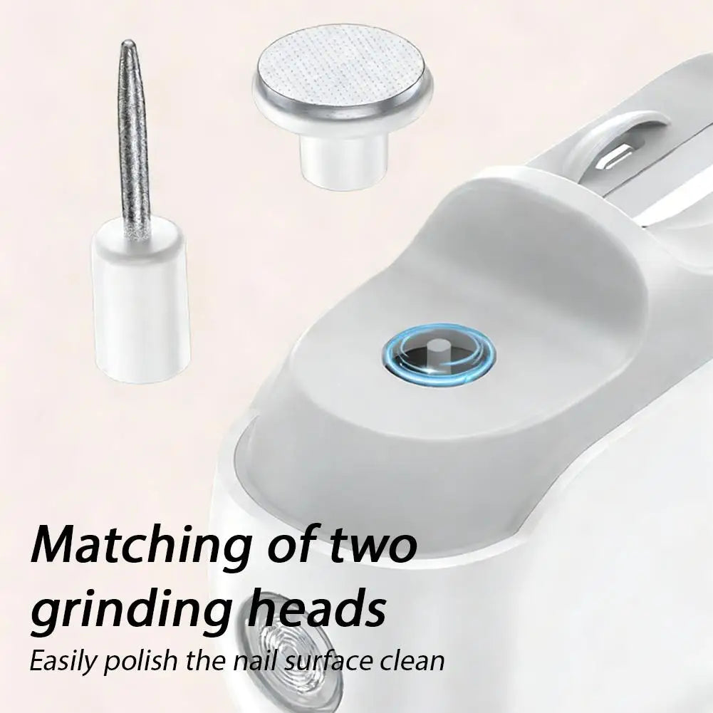 Electric Nail Trimmer 4-in-1 with Light – Adult & Baby