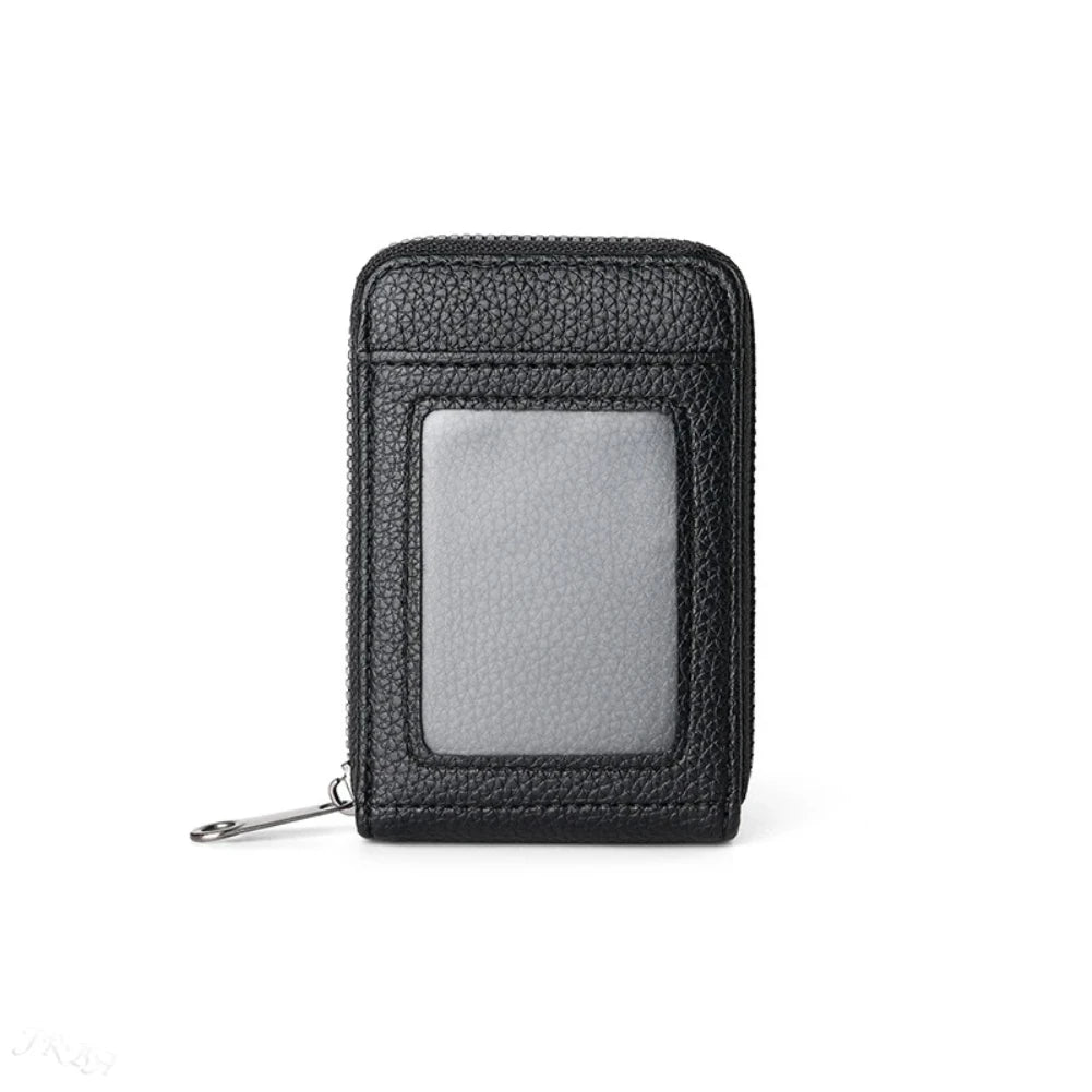 Korean Accordion Card Holder Zipper Women's Mini Wallet