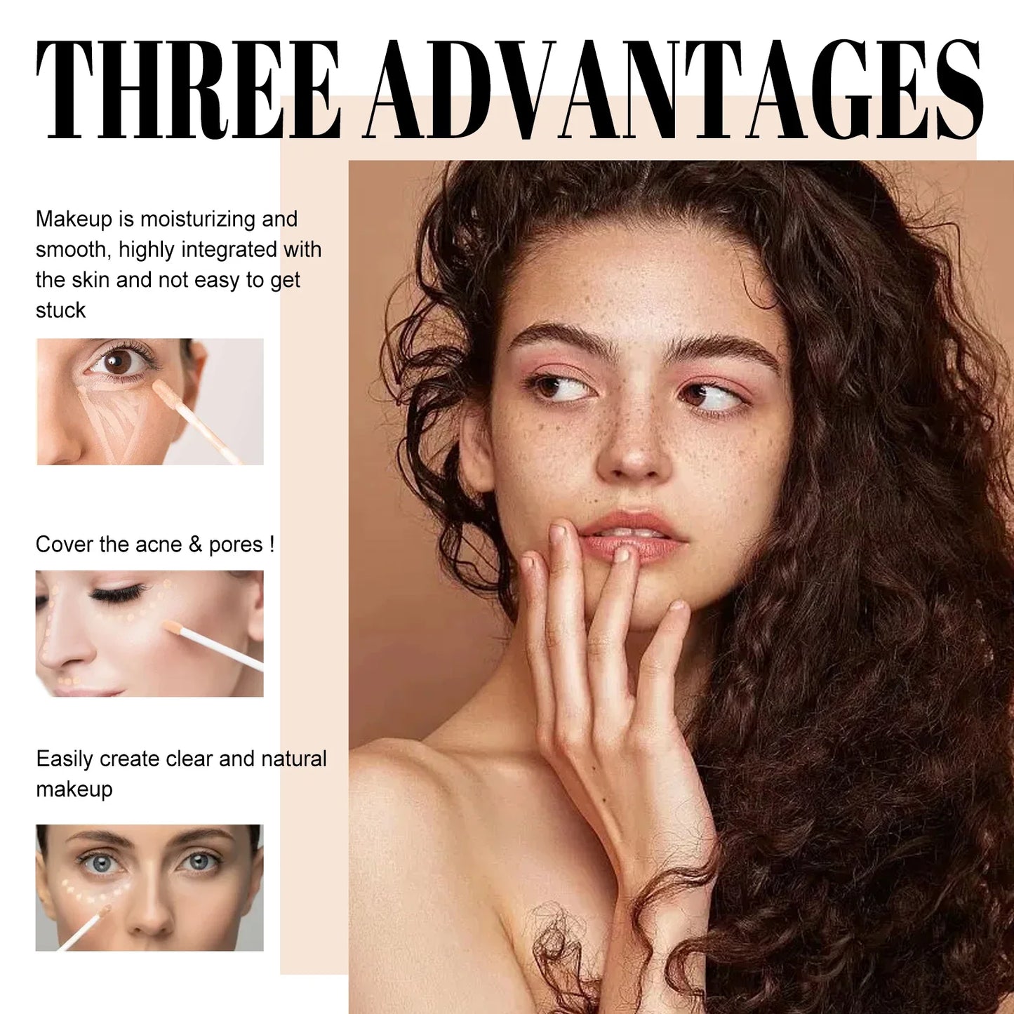 Eelhope Double Head Concealer – Waterproof & Moisturizing