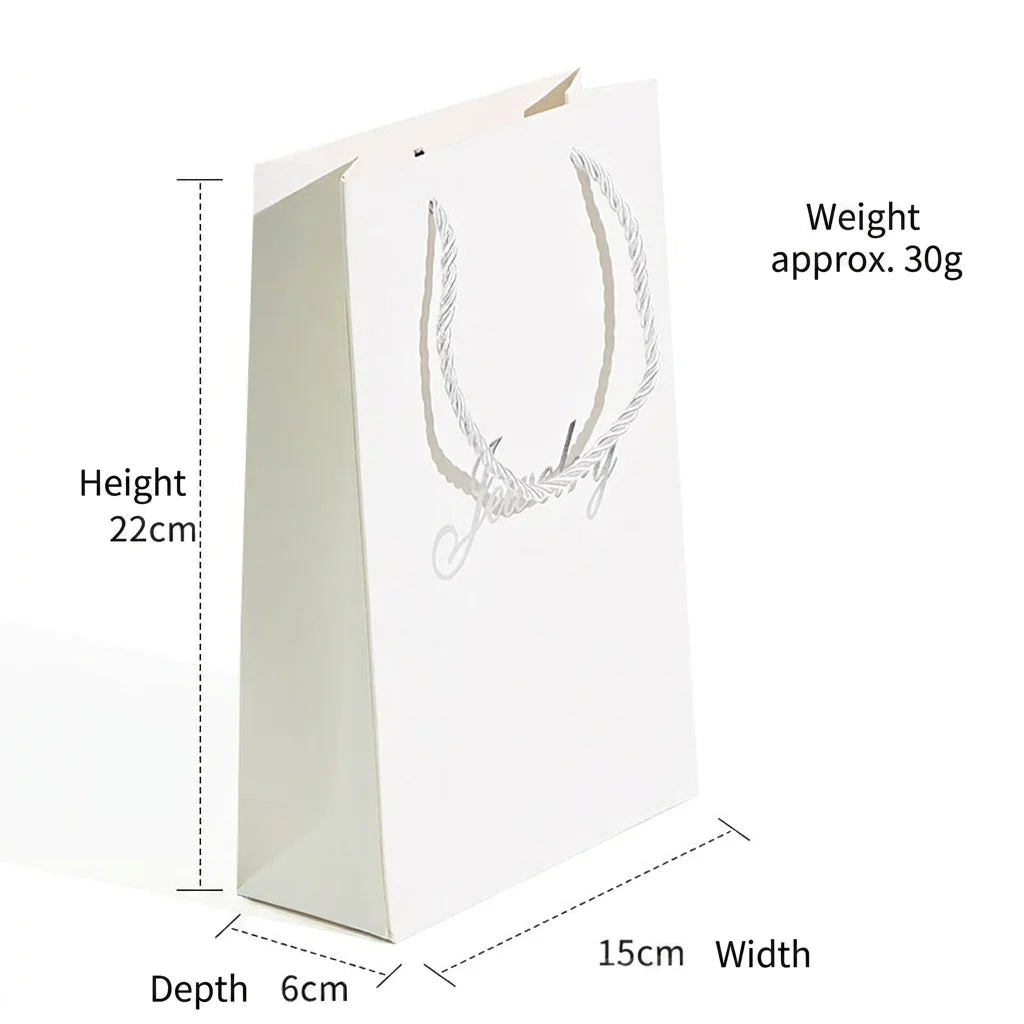 Paperboard Gift Tote Bag for Jewelry, Cosmetics & Party Favors