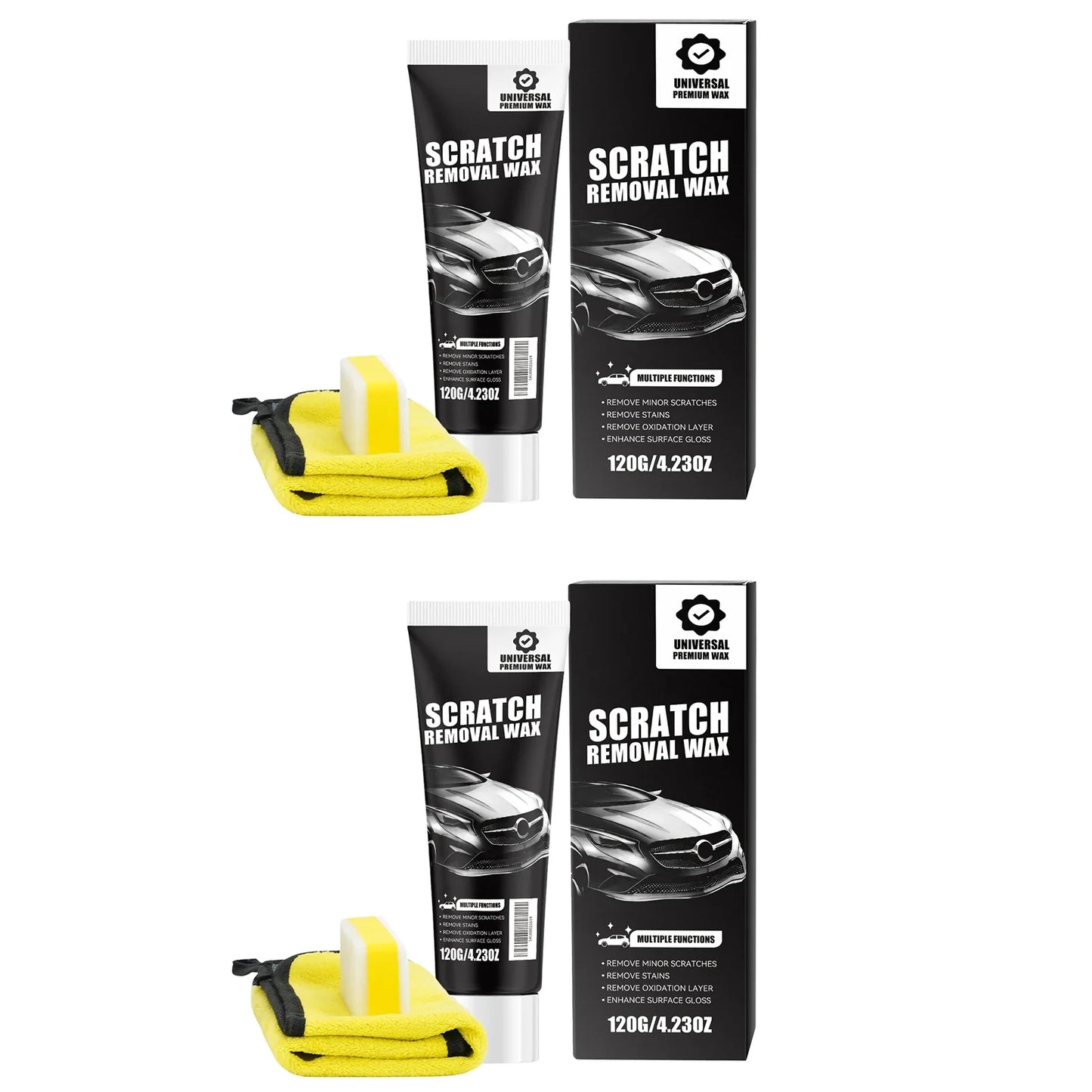 Car Scratch Repair & Polish Kit – Auto Paint Care & Shine