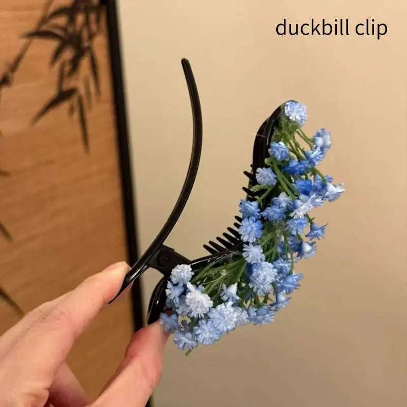 Baby's Breath Flower Hair Clip – Elegant Bridal Hairpin