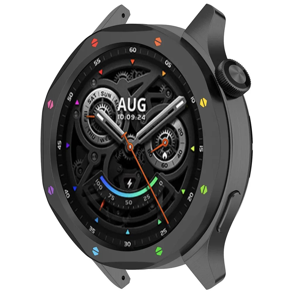 Metal Bezel Ring for Xiaomi Watch S4/S3 ESIM – with Screen Protector Peaceful Pleasures Health and Wellness