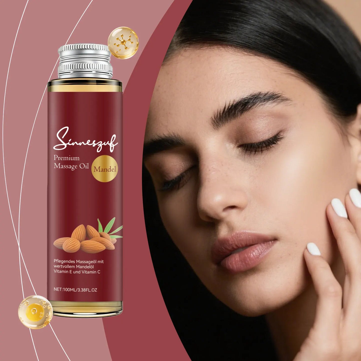 Almond Massage Oil – Moisturizing Daily Skin Hydration