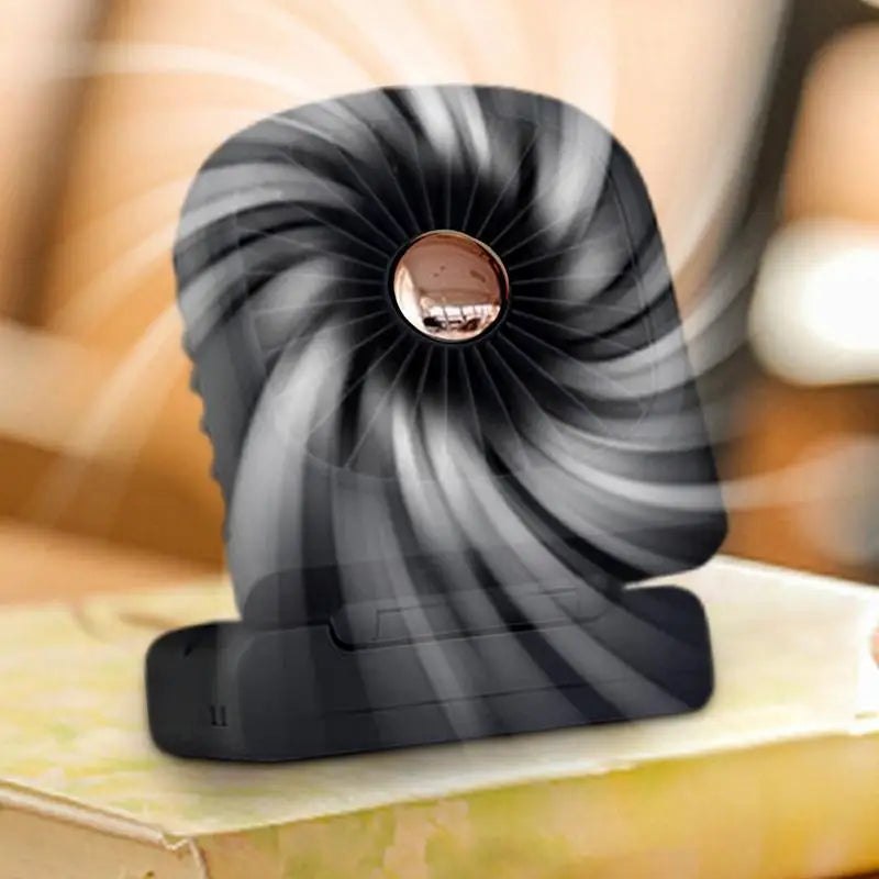Portable Handheld Fan Folding Small Desk Fan with Digital Display Cool Down Gadget Cooling Blower For Indoor Outdoor Hot Weather Peaceful Pleasures Health and Wellness
