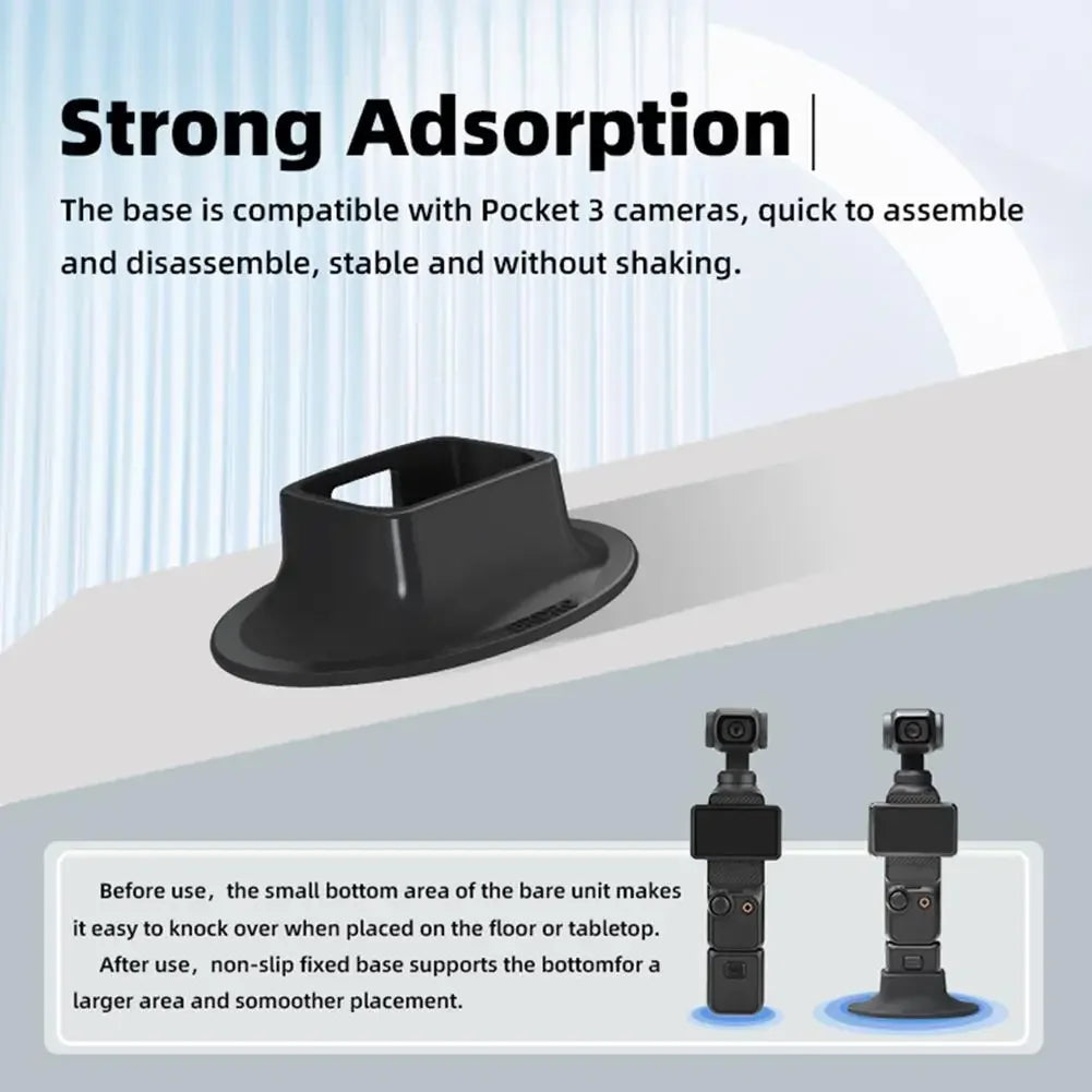 Silicone Mounting Base for DJI Osmo Pocket 3 & 4 Anti-Skid