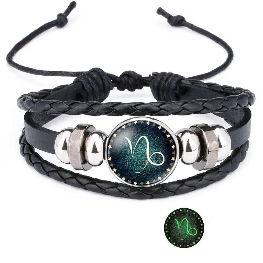 Glow in the Dark Zodiac Constellation Bracelet | All 12 Signs