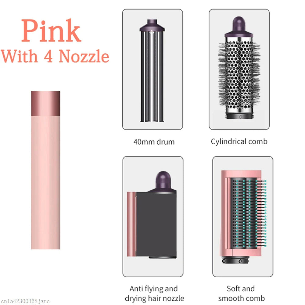 SenCiciMen X9 6-in-1 Hot Air Brush & Auto Curling Iron Styler