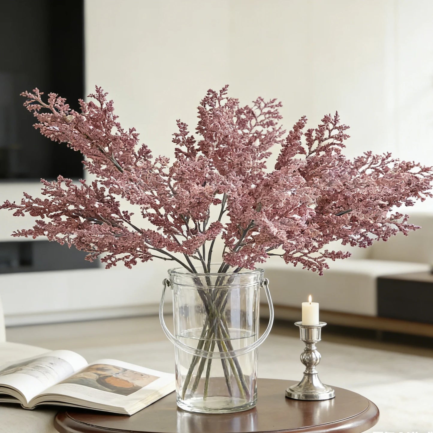 Silk Artificial Grass Branch – Wedding & Home Décor