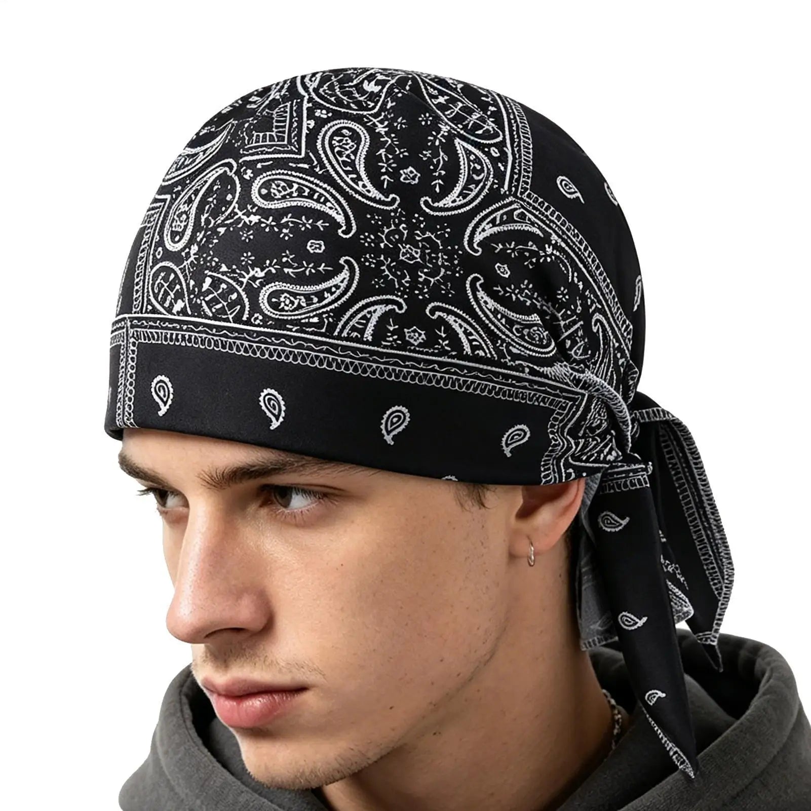 Sweat Wicking Cooling Skull Cap Stretchy Helmet Liner Breathable Head Scarf for Motorcycle Cycling Summer Running Gym Baseball ﻿ Peaceful Pleasures Health and Wellness