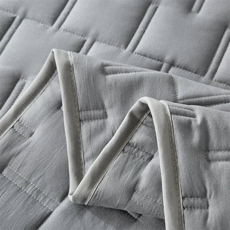 Quilt Bedding Sets, Lightweight Soft Bedspread Coverlet with Pillow Cases, Quilted Blanket Thin Comforter Bed Cover, All Season Peaceful Pleasures Health and Wellness