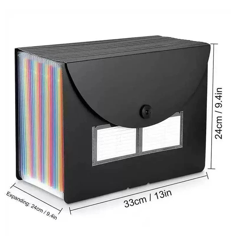 Expanding Accordion File Folder 13/25 Pockets – Paper Organizer