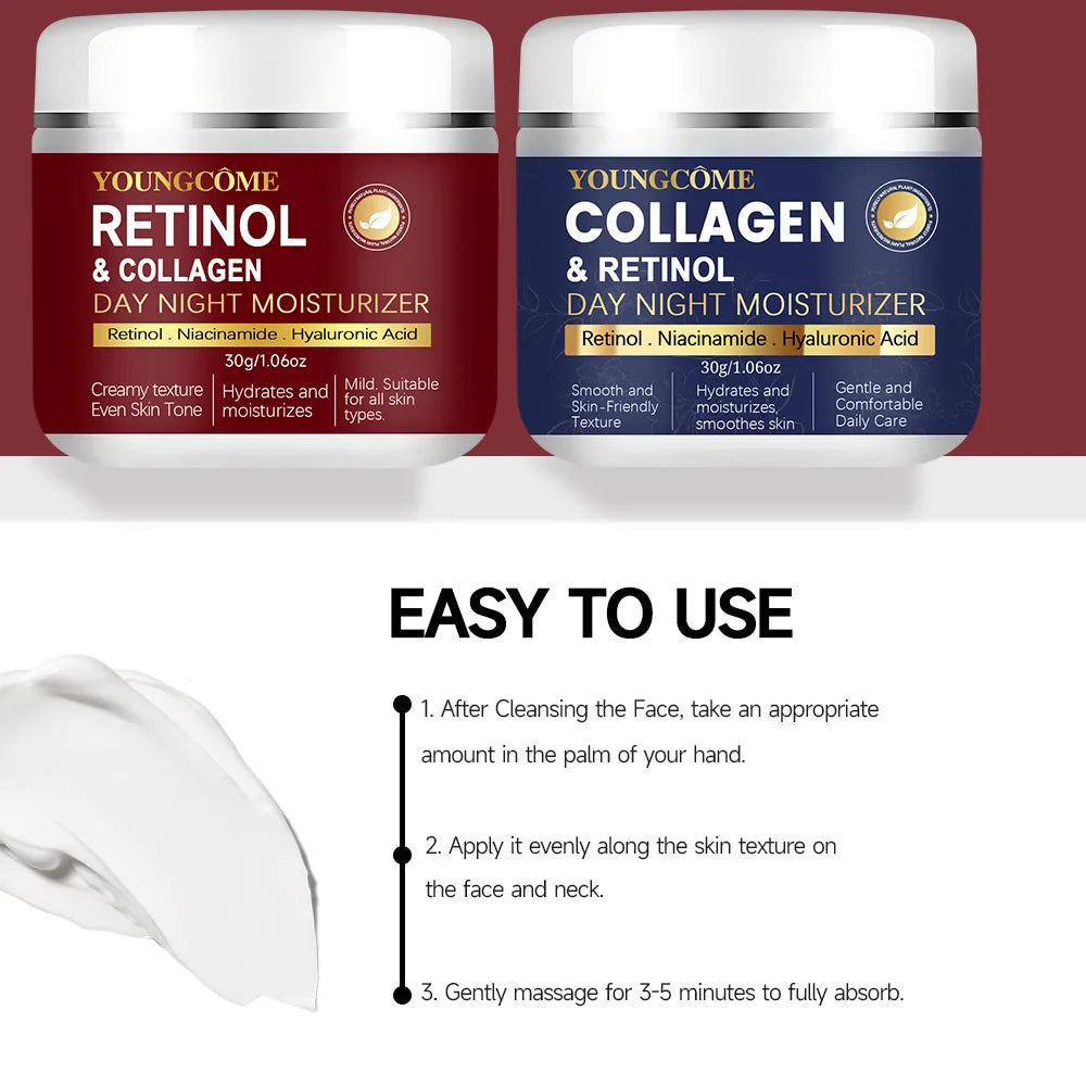 YOUNGCOME Retinol Collagen Face Cream – Anti-Aging Moisturizer