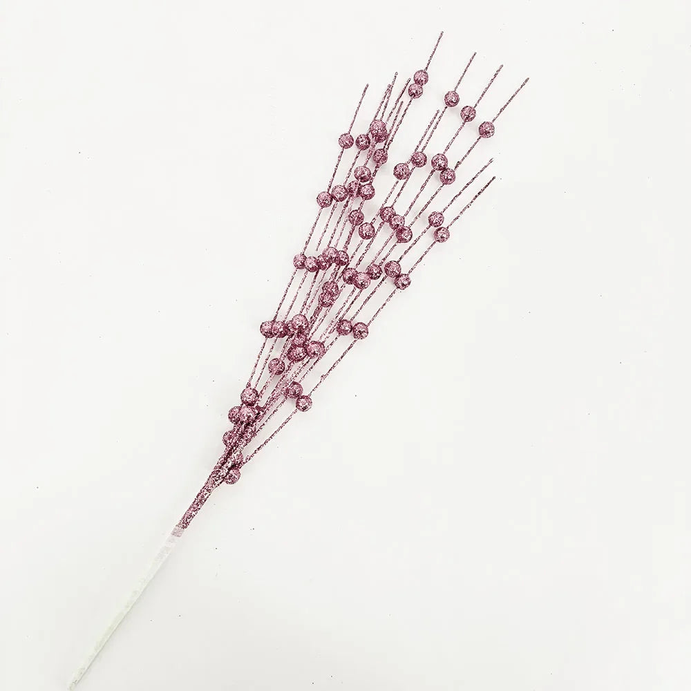 43cm Glitter Berry Artificial Stems | Christmas Tree Ornaments