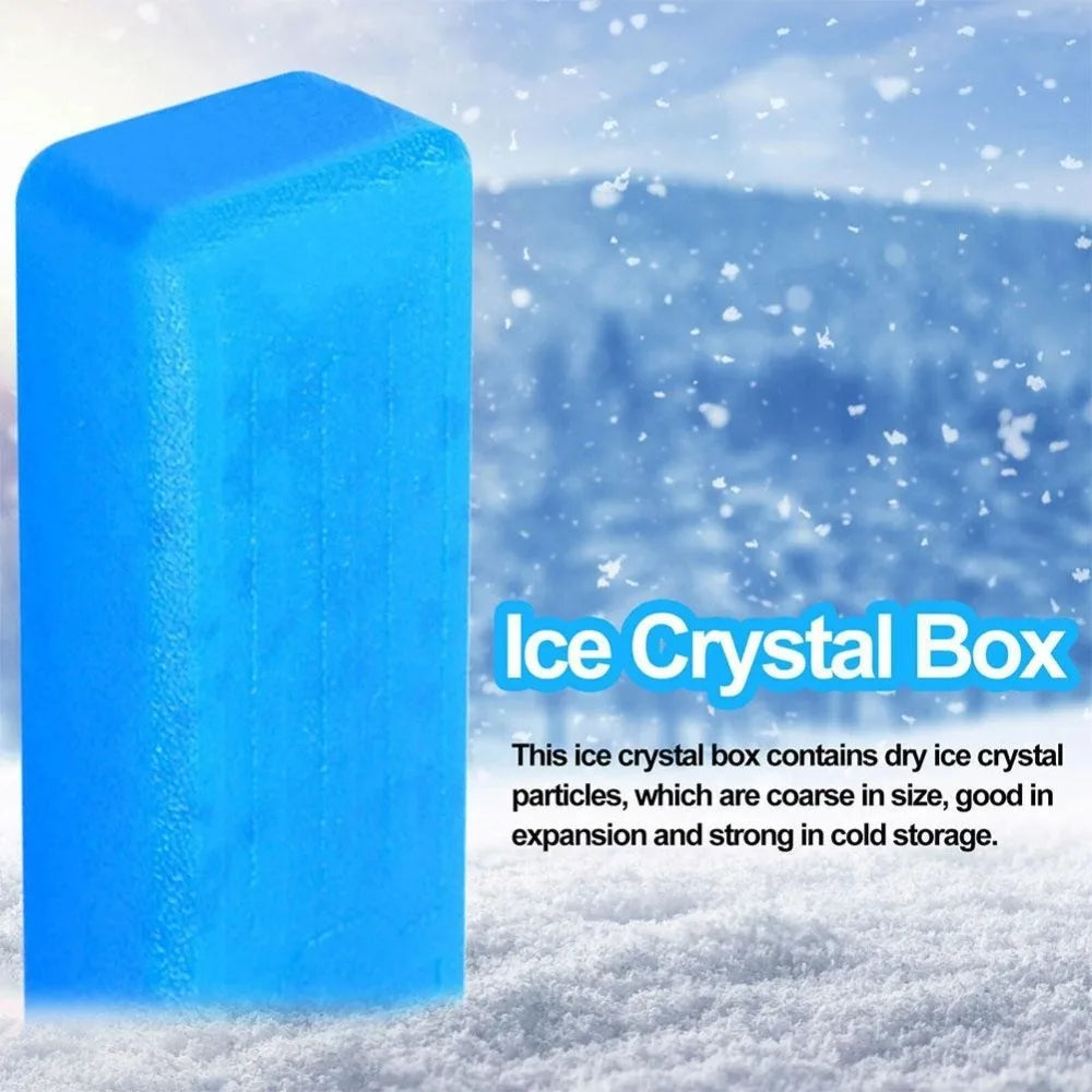 1/2/3PCS Durable PE Ice Box Refrigeration Keep Fresh Ice Crystal Box Reusable Fresh Ice Board Peaceful Pleasures Health and Wellness