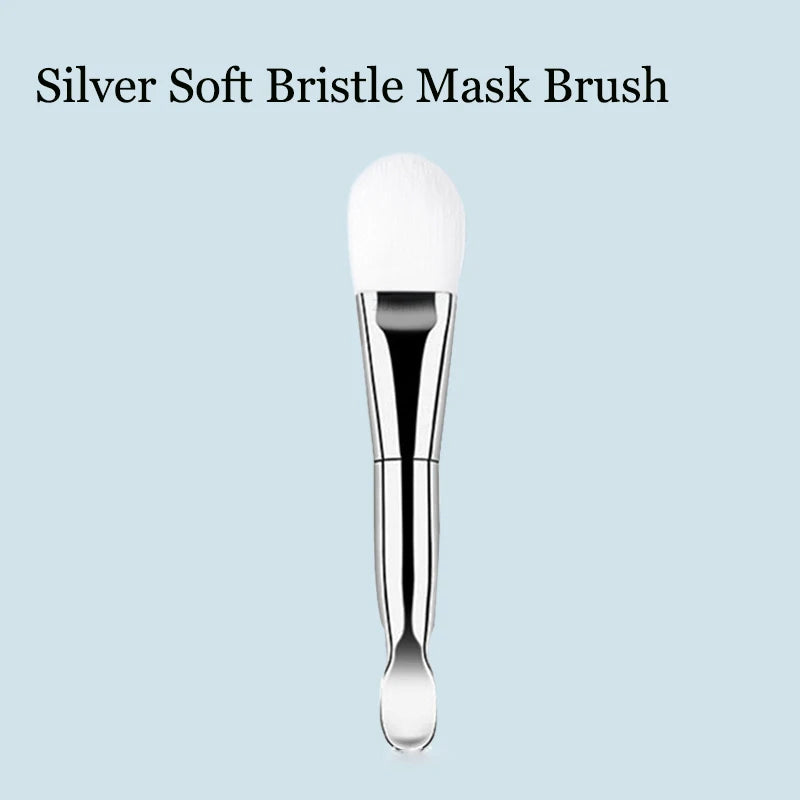 Double-Ended Silicone & Bristle Face Mask Brush | Beauty Tool