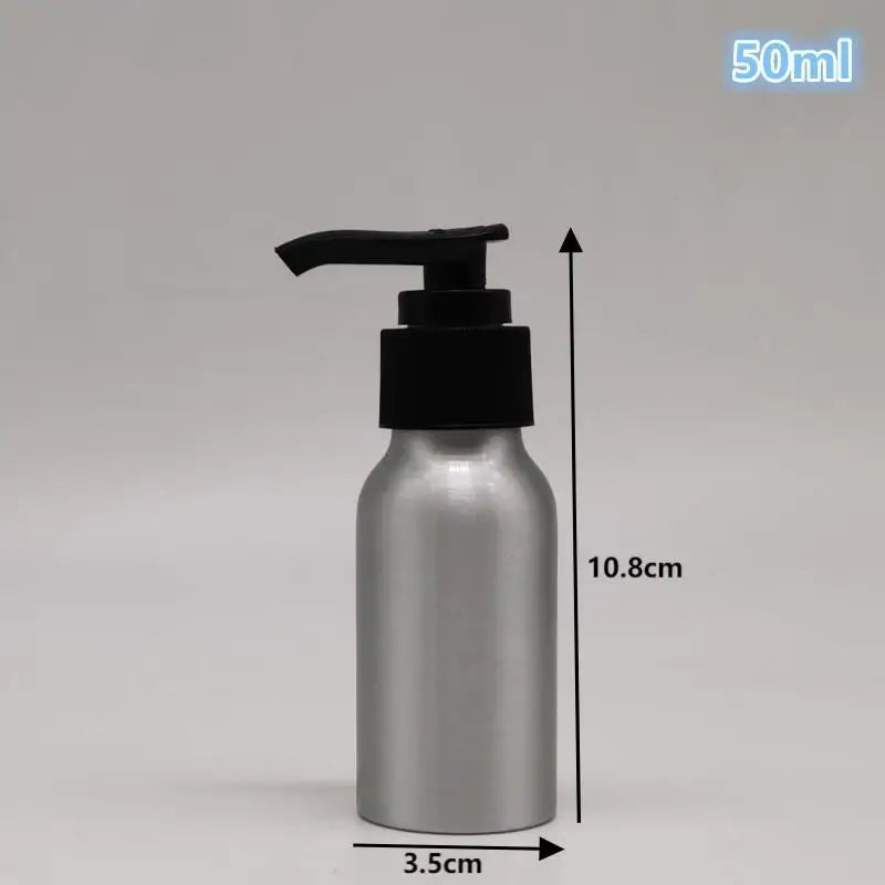 Refillable Foaming Soap Dispenser Portable Rustproof Aluminum Press Bottle Shampoo Shower Bottles Kitchen Bathroom Accessories Peaceful Pleasures Health and Wellness 50ml