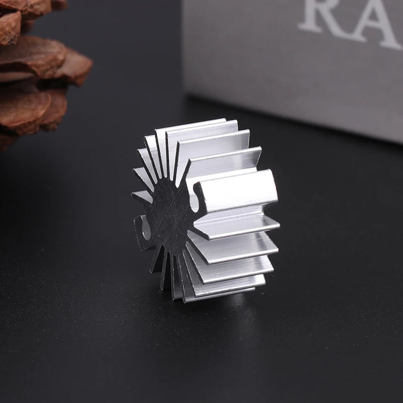 23*10mm LED Or Single Chip Heatsink Radiator Aluminum 1W Heat Sink Radiator For Household Lamp Radiator Replaceable Peaceful Pleasures Health and Wellness