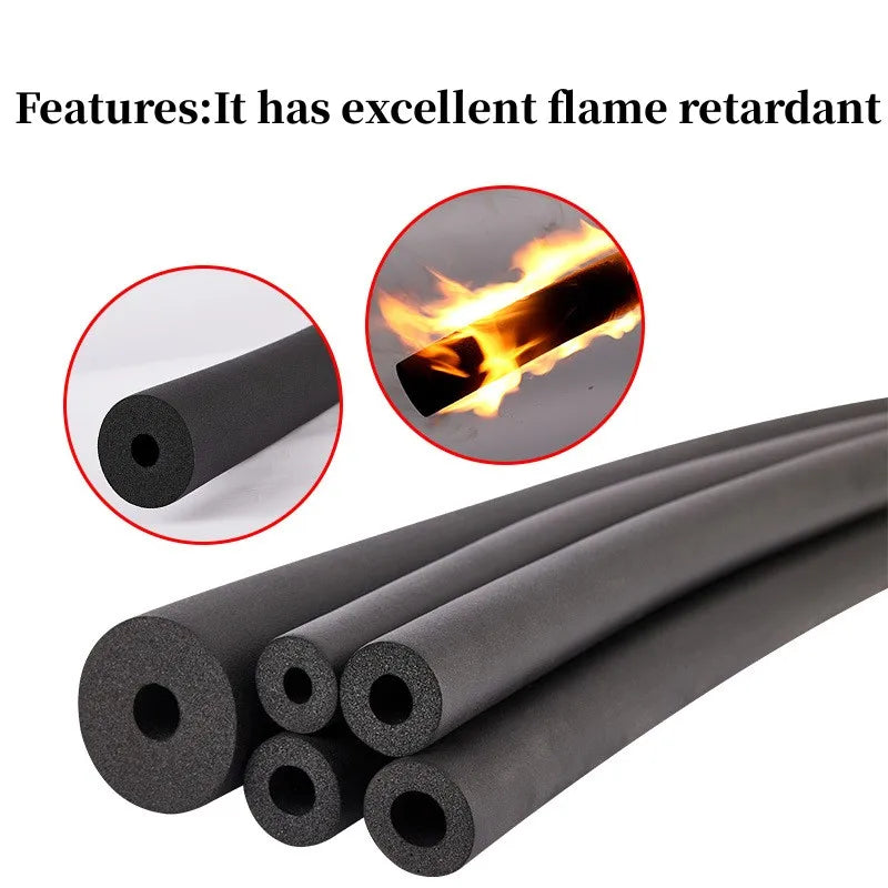 Rubber Foam Pipe Insulation Sleeve 6–32mm | 1.8m Thermal Wrap