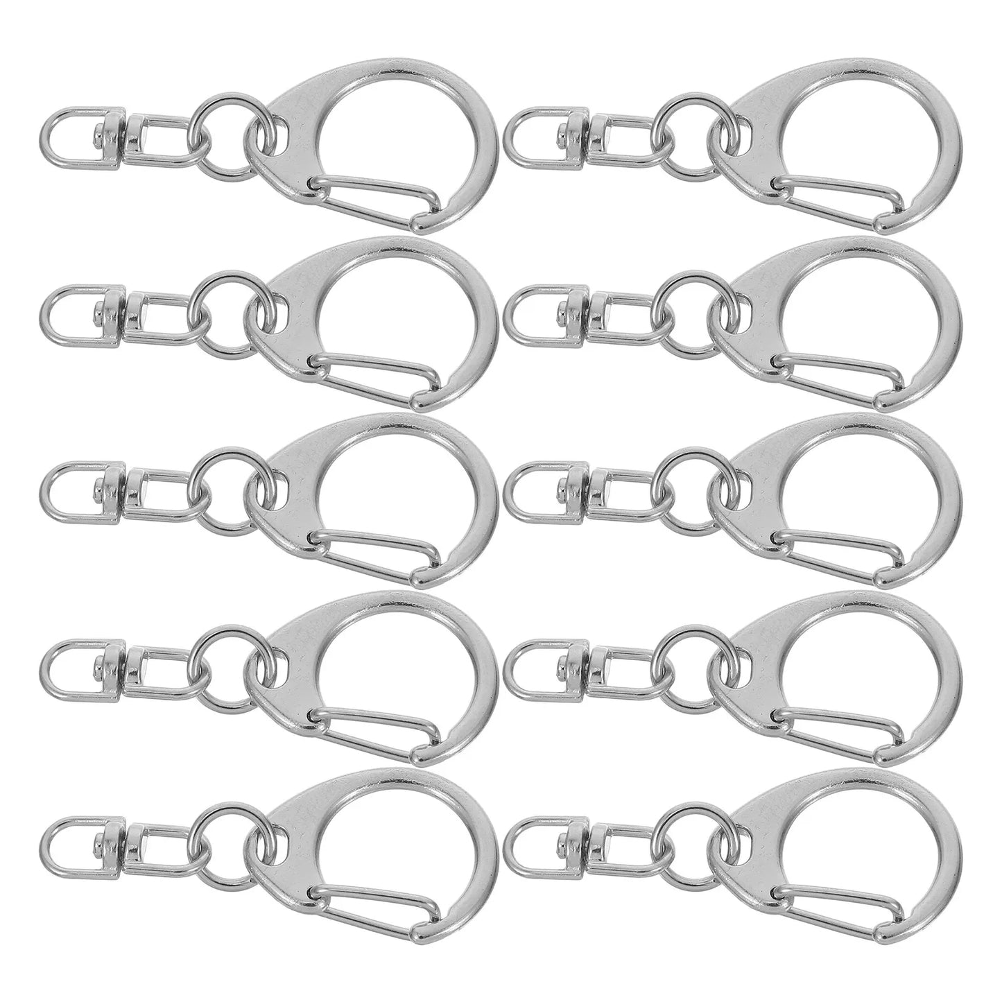 10Pcs Metal Swivel Snap Hook Keychain Lanyard Clasp Zinc Alloy DIY Lobster Clasp for Bag Charm Craft Projects Suspender Hooks Peaceful Pleasures Health and Wellness