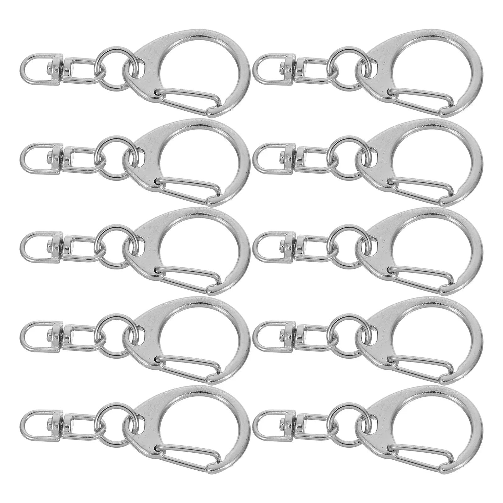 10Pcs Metal Swivel Snap Hook Keychain Lanyard Clasp Zinc Alloy DIY Lobster Clasp for Bag Charm Craft Projects Suspender Hooks Peaceful Pleasures Health and Wellness