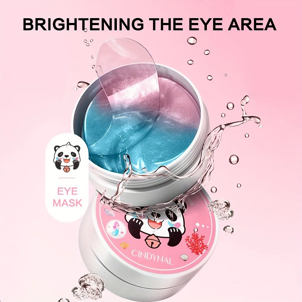 60 Pieces (30 Pairs) of Hydrating Eye Masks, Nourishing and Moisturizing the Skin Around the Eyes, Making the Skin Around the Eyes Smooth and Soft, Exquisite Eye Masks with a Two-Tone Design Peaceful Pleasures Health and Wellness