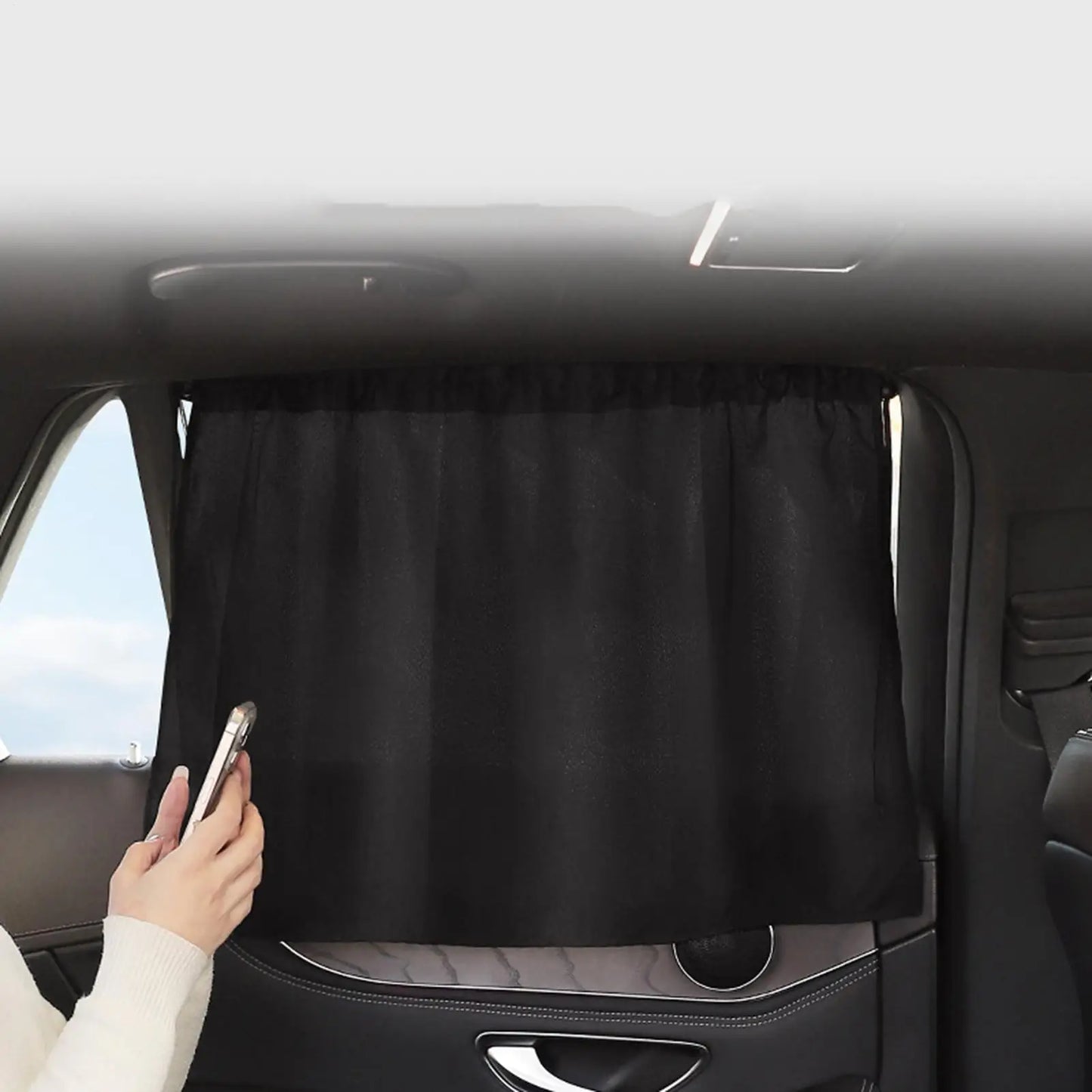 Car Side Window Sun Shade Curtain – UV Block & Privacy