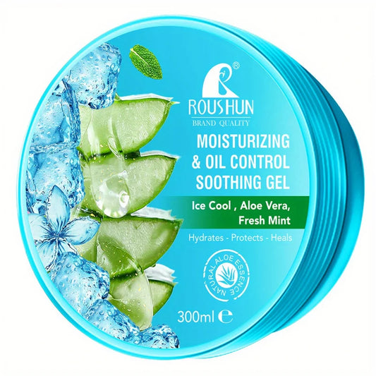 ROUSHUN Aloe Vera Hydrating Gel – Nourishing & Non-Greasy Aloe Moisturizing Gel Oasis Select