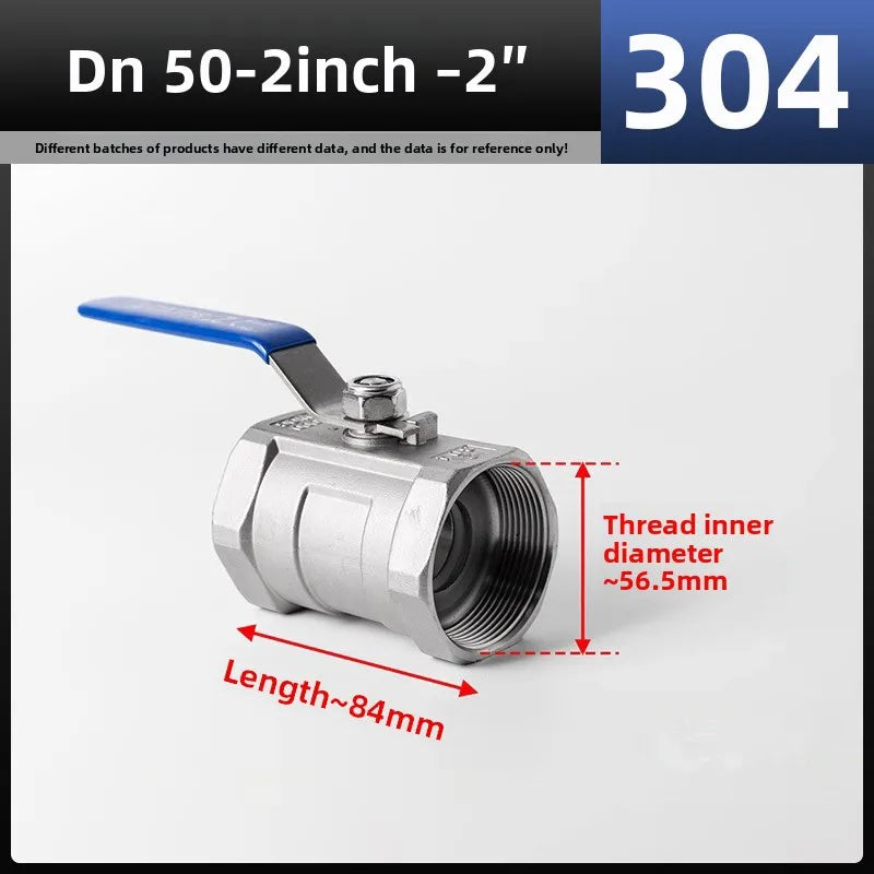 SS304 Stainless Steel Ball Valve 1/2" & 3/4" Female BSP Thread