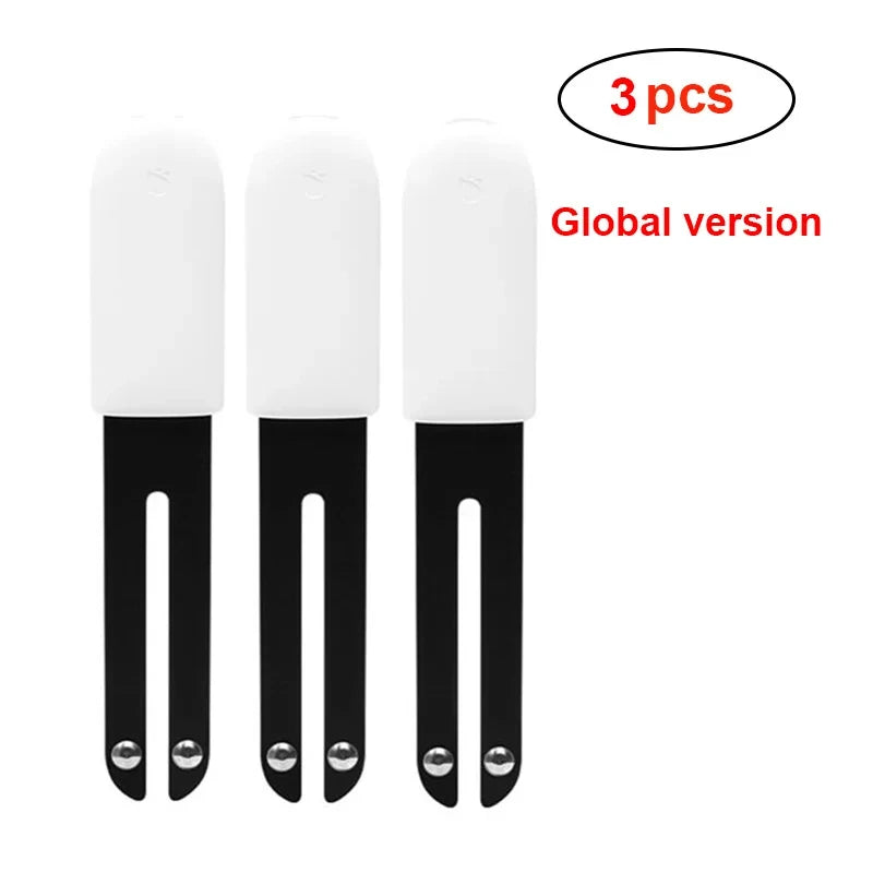 HHCC Flora Monitor Garden Care Plant Grass Soil Water Fertility Smart Tester Sensor Flower Garden Detector For Xiaomi Mijia Peaceful Pleasures Health and Wellness White 3 Pcs