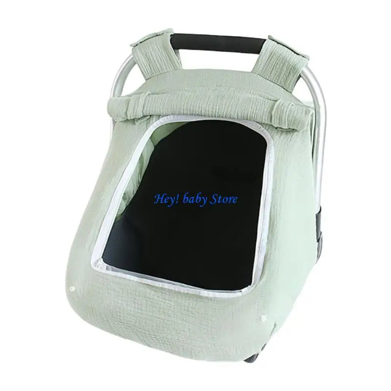 Infant Car Seat Canopy | Breathable Cotton Sunshade Cover