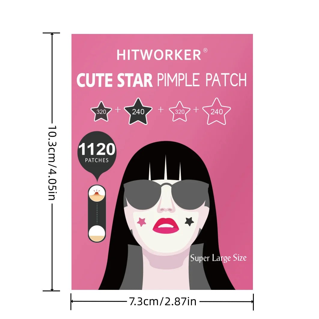 Hydrocolloid Acne Patches – Invisible & Waterproof, All Skin Types