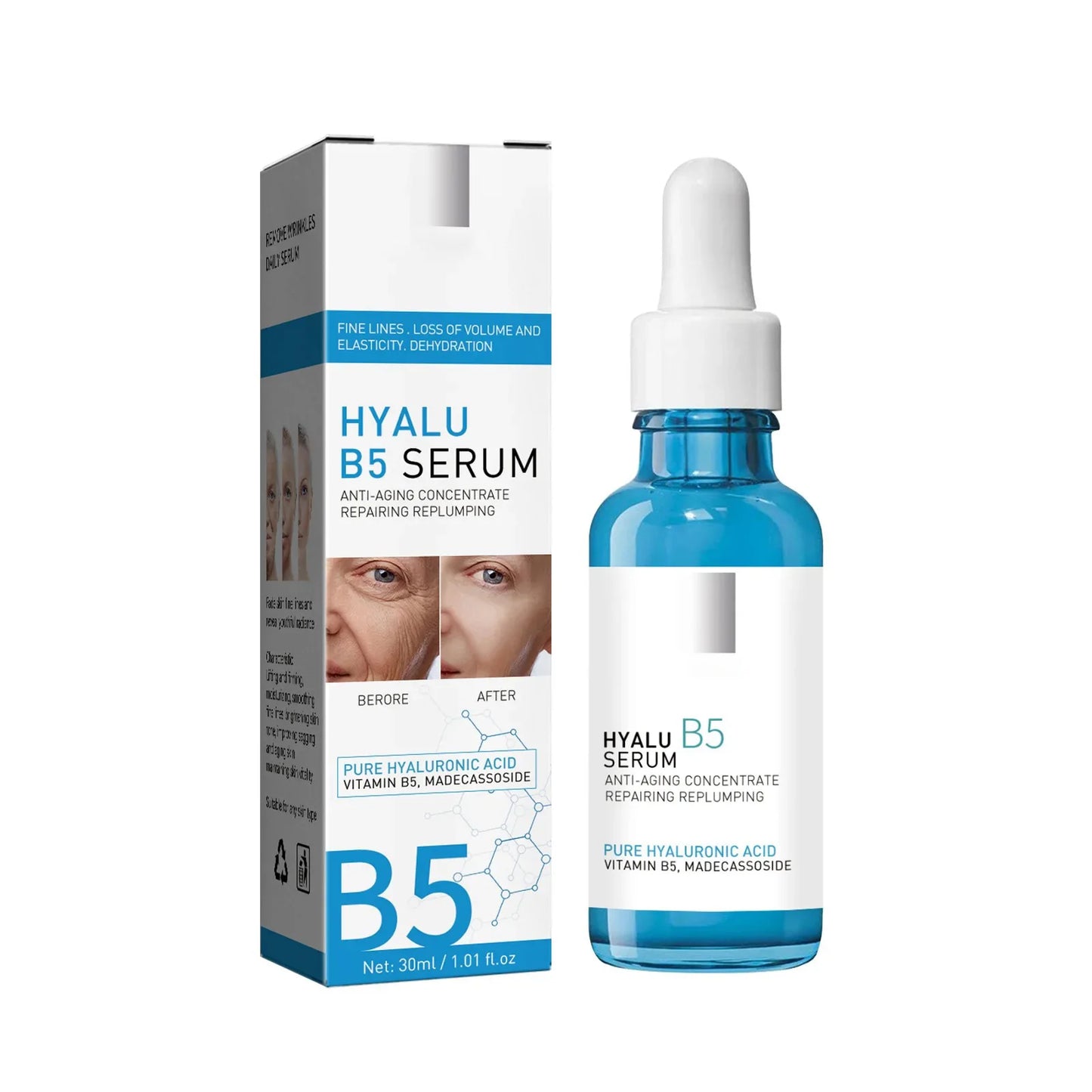 Remove W-rinkles Essence Anti A-ging Fade Fine Line Lifting Firming Repair Smooth Moisturizing Nourish Tighten Retinol B3 Serum Peaceful Pleasures Health and Wellness Blue B3