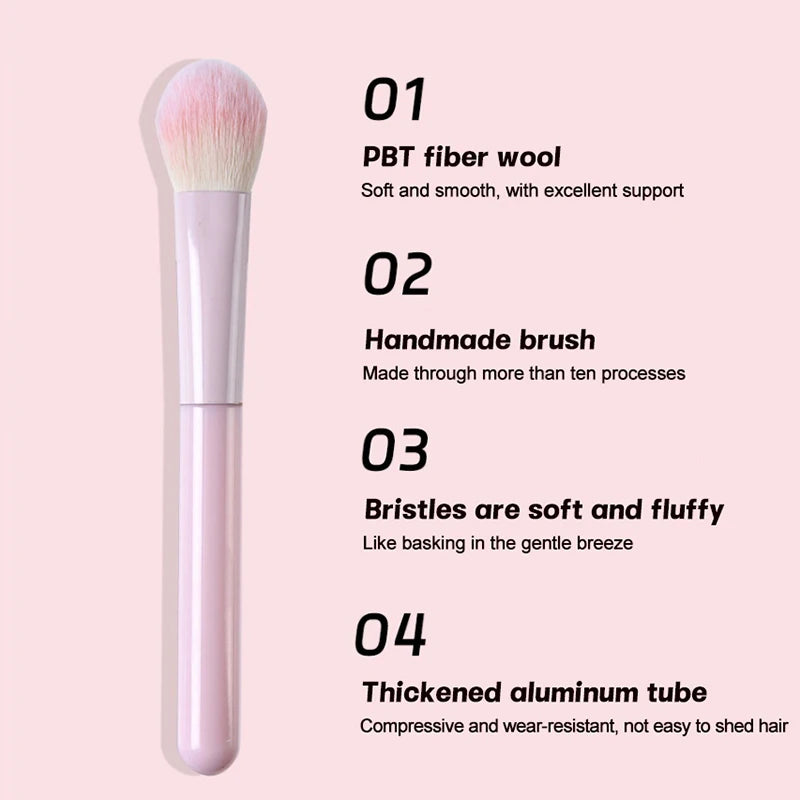 1/8 PCS Makeup Brushes Set Eye Shadow Foundation Women Cosmetic Brush Eyeshadow Blush Beauty Soft Hair Make Up Tools With Bag Peaceful Pleasures Health and Wellness
