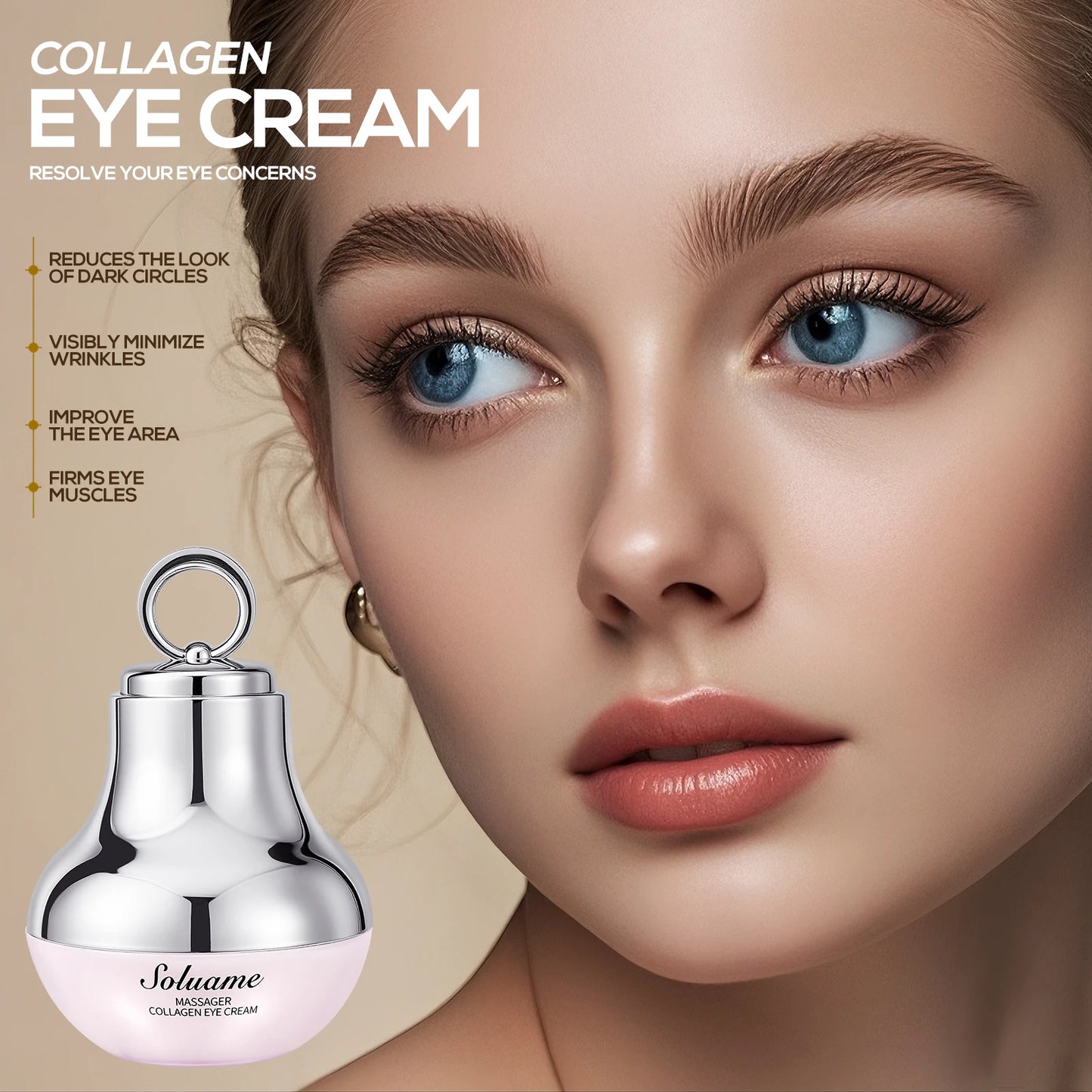 Collagen Eye and Neck Cream Set for Hydrating and Firming Peaceful Pleasures Health and Wellness