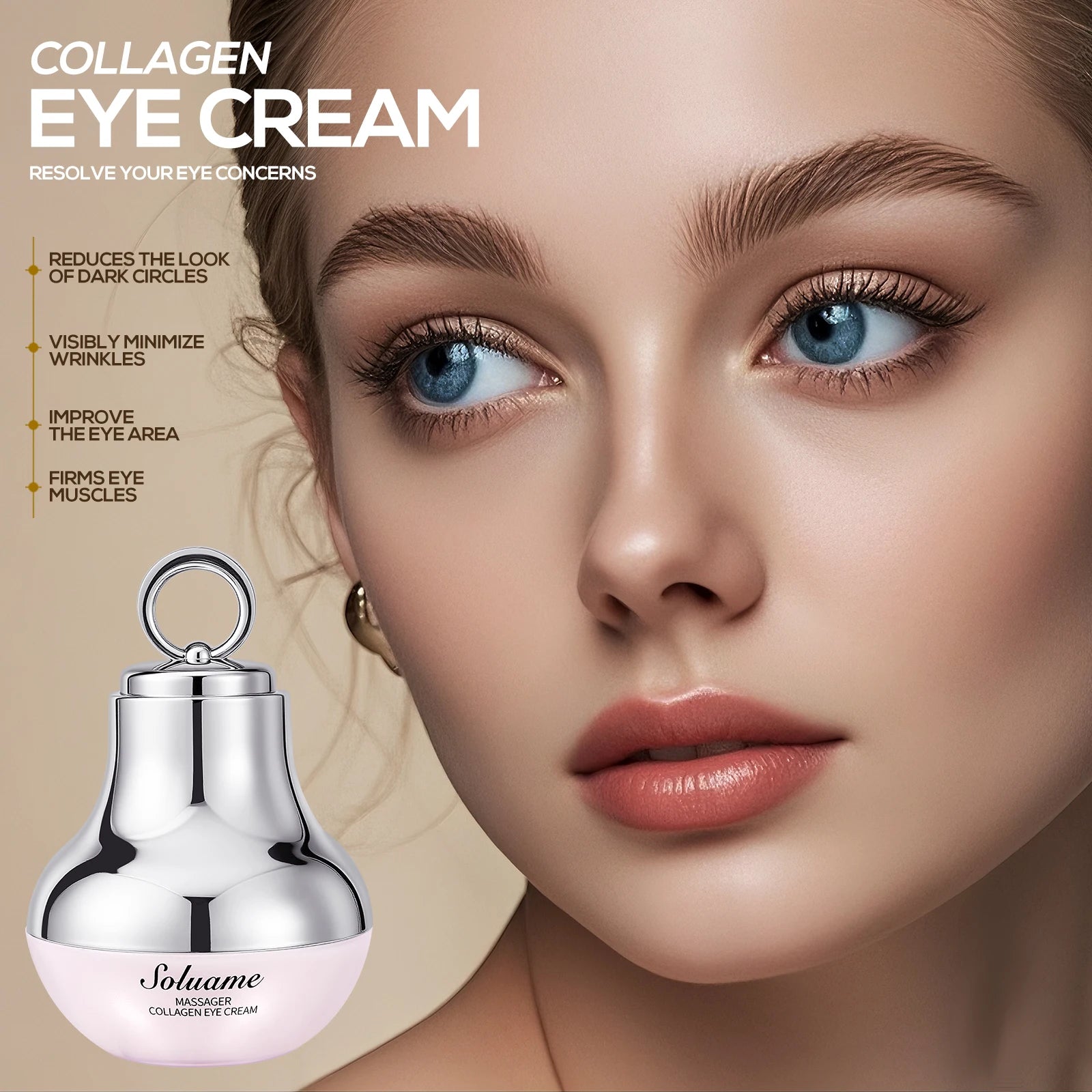 Collagen Eye and Neck Cream Set for Hydrating and Firming Peaceful Pleasures Health and Wellness