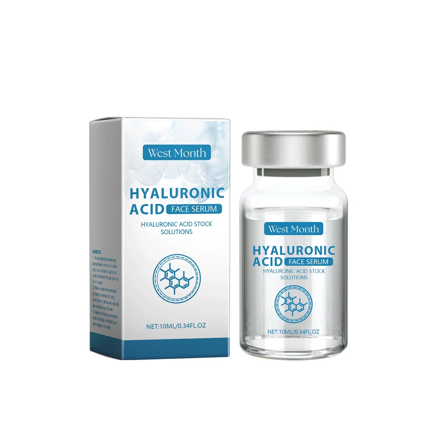Hyaluronic Acid Facial Serum – Hydrate, Brighten & Minimize Pores