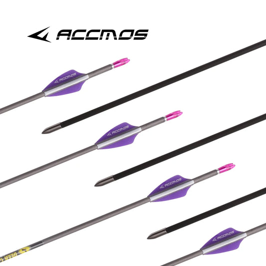 6 Arrow ID4 Spine350 400 500 600 700 800 900 1000 Pure Carbon Bow Peaceful Pleasures Health and Wellness sp800 32in 6pcs